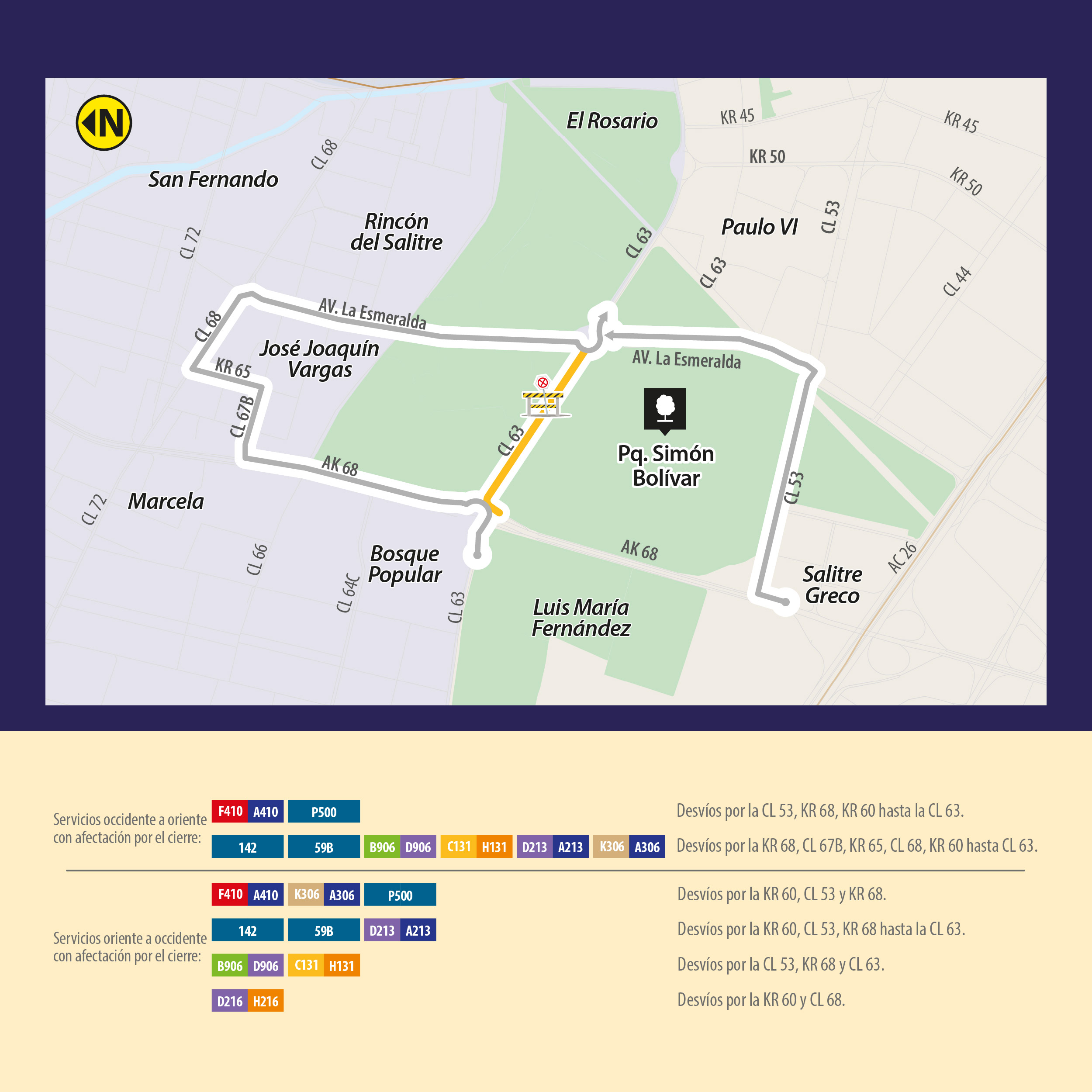 Rutas TransMilenio llegar o salir de Salsa al Parque 2025 en Bogotá