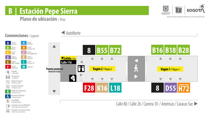 Servicios TransMilenio B28-F28 ahora son biarticulados en Bogotá