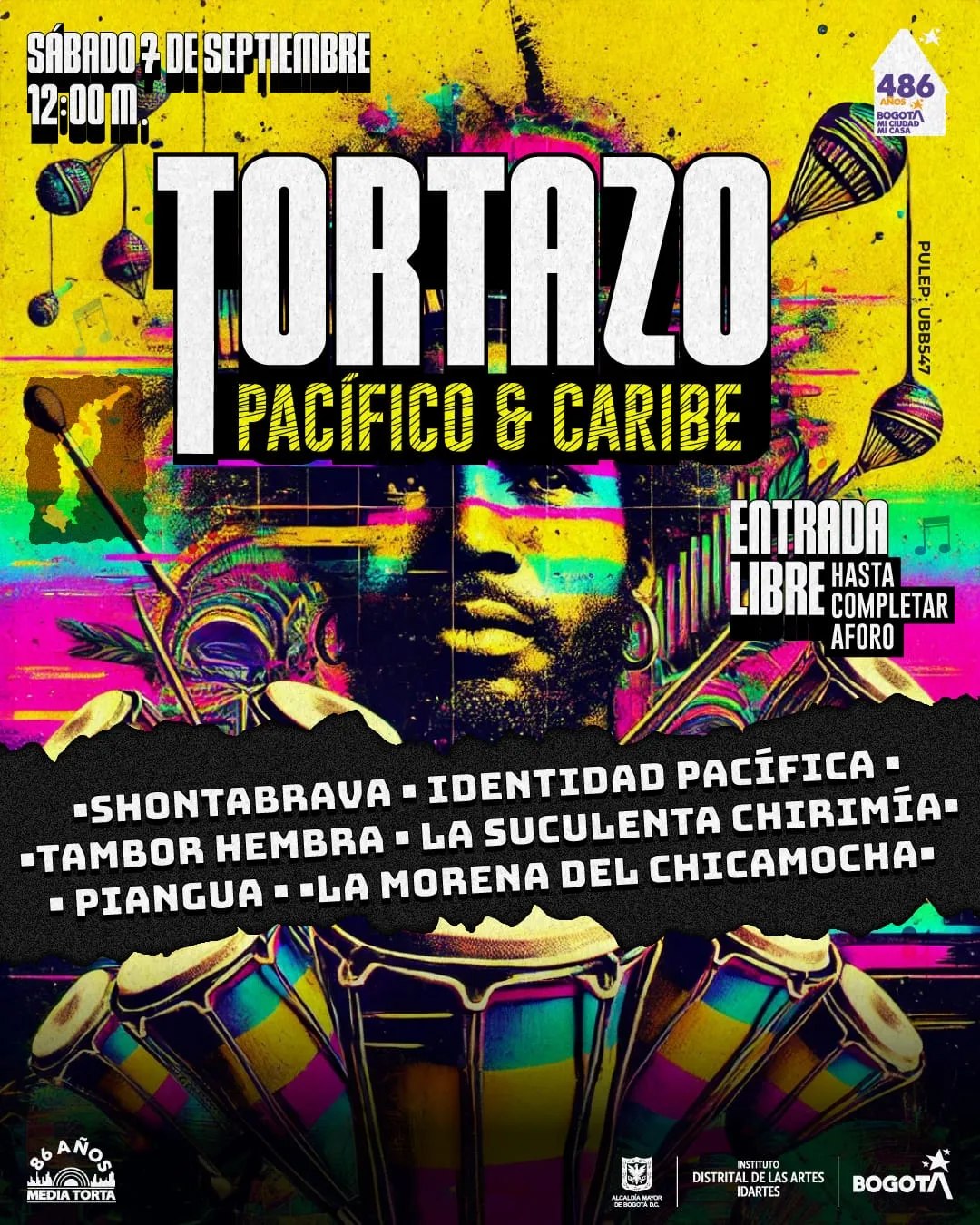 Concierto pacífico y caribe en Bogotá 