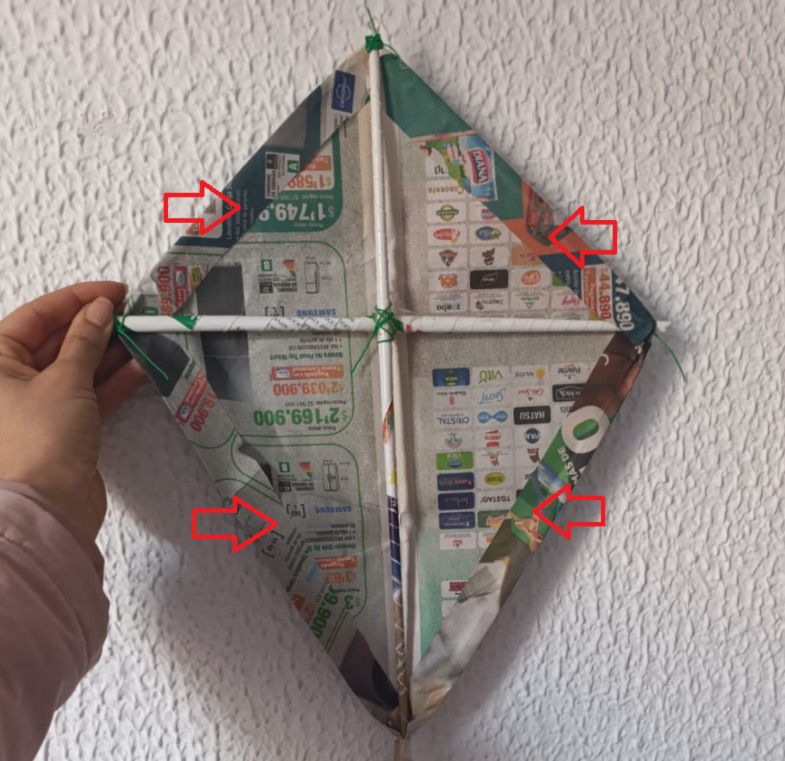 Cómo hacer cometa con materiales reciclables y reutilizables Bogotá