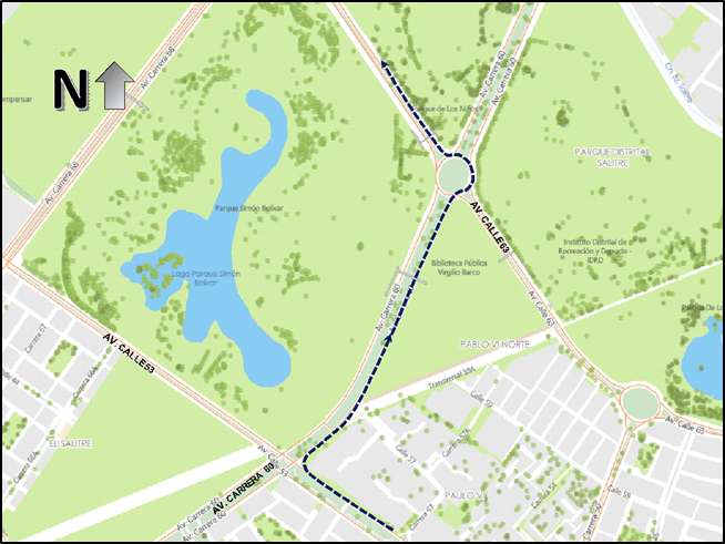 Cierres y desvíos viales por la carrera Bimbo Global Race Bogotá 2025