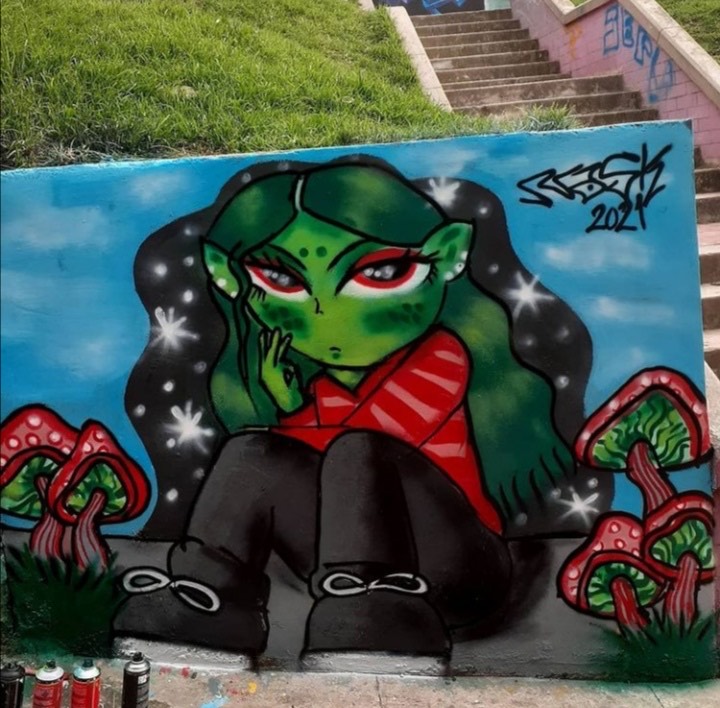 Graffiti Laura Daza 