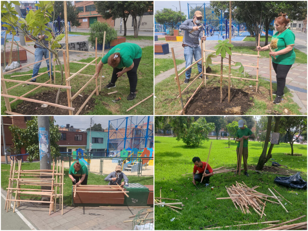 Protección árboles y jardines de Kennedy y Antonio Nariño en Bogotá 