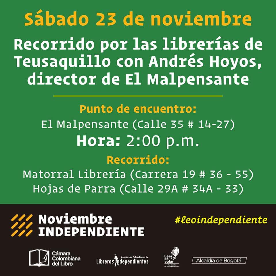 Recorrido por librerías de Teusaquillo