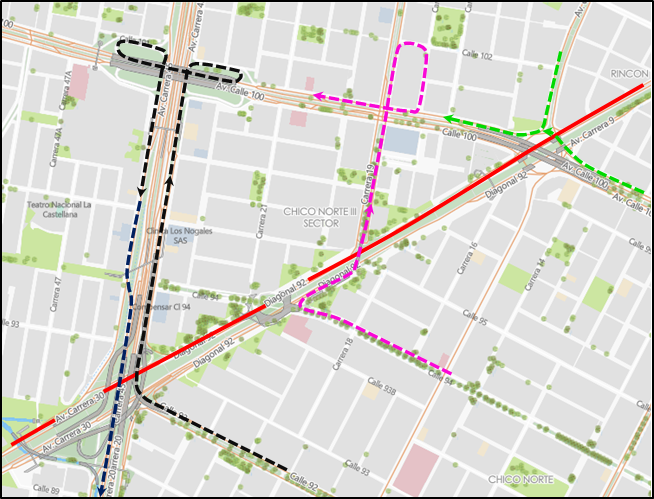Cierres y desvíos por la Maratón Vchallenges 42k en Bogotá 2025