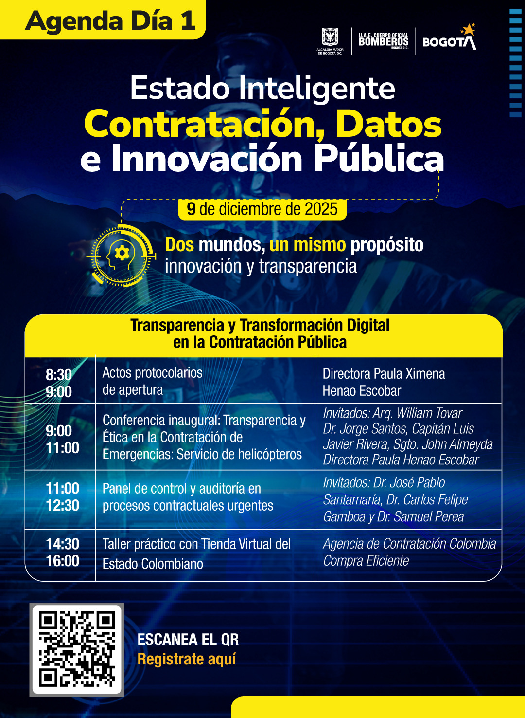 Agenda del evento día 3