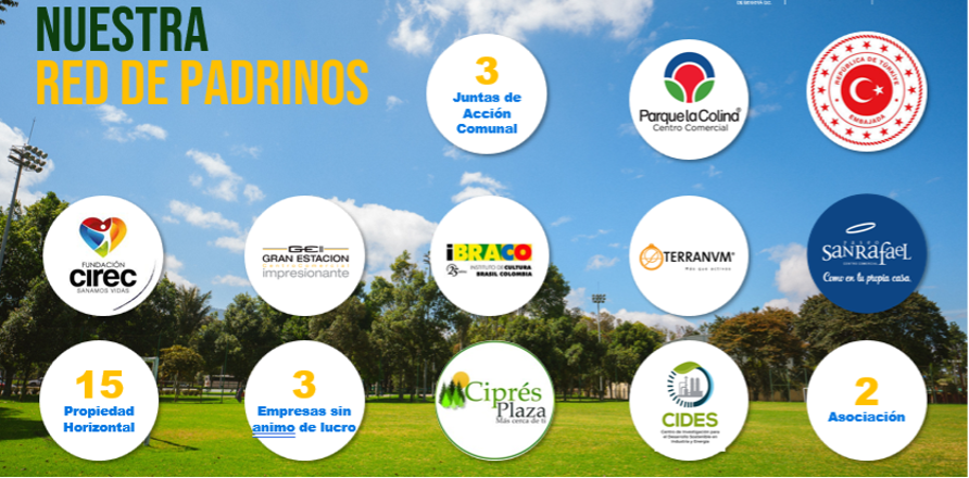 padrinos de parques de Bogotá