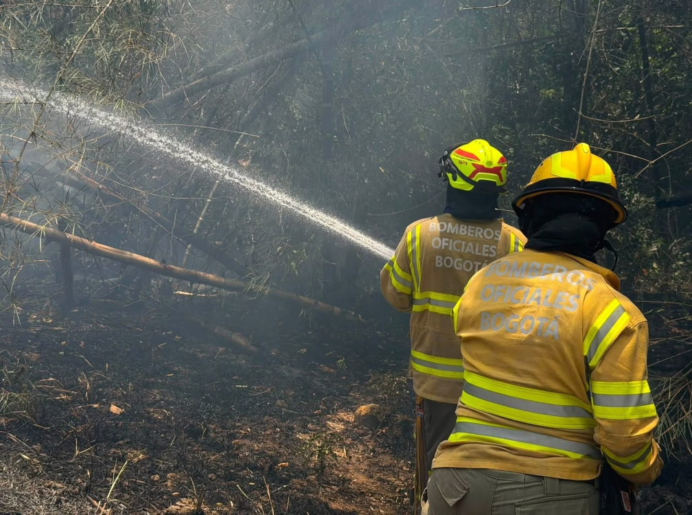 Bogotá apoya extinción de incendios forestales en Tolima agosto 2026