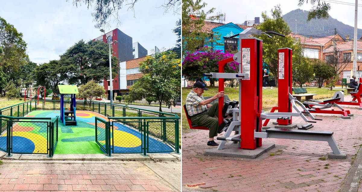 Bogotá renueva parque San Luis en Teusaquillo a favor de la comunidad