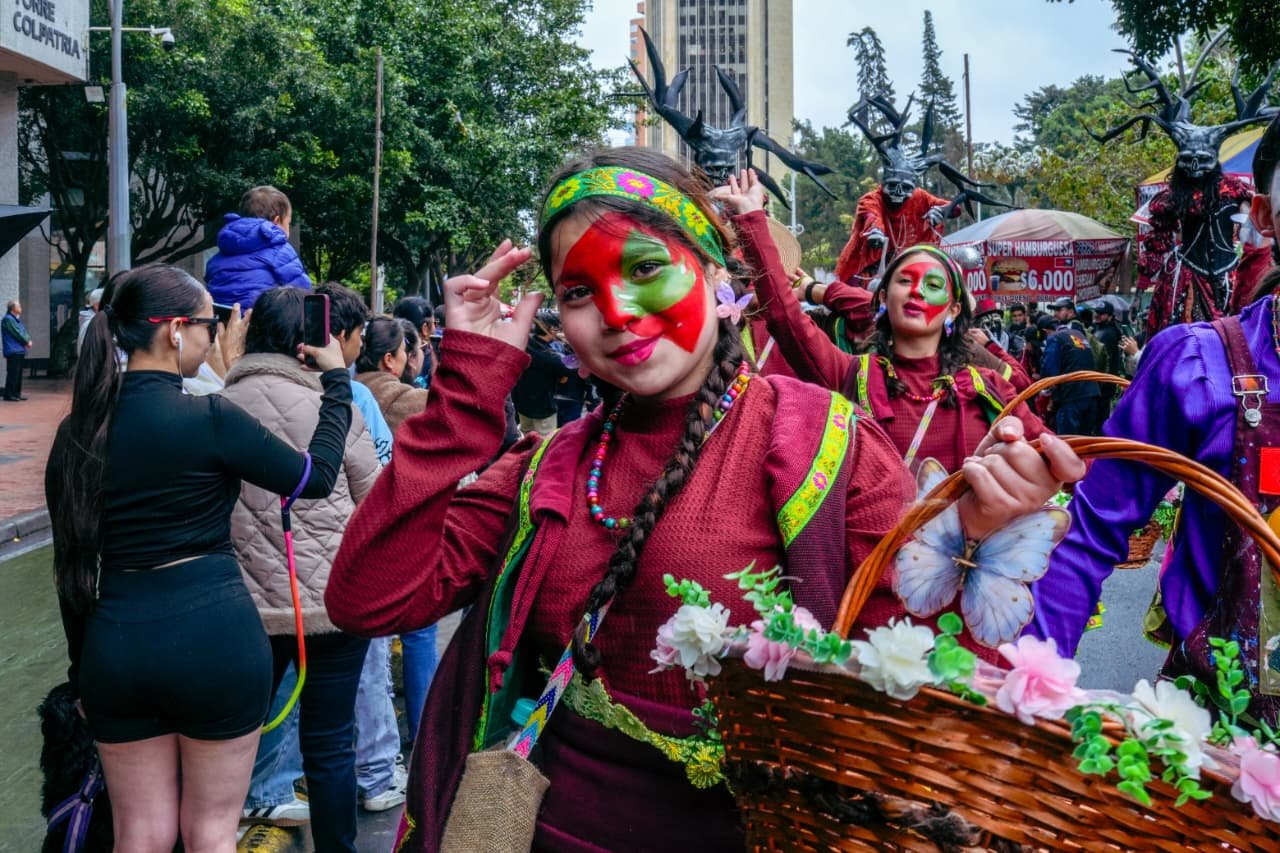 Artistas durante Desfile de Comparsas.
