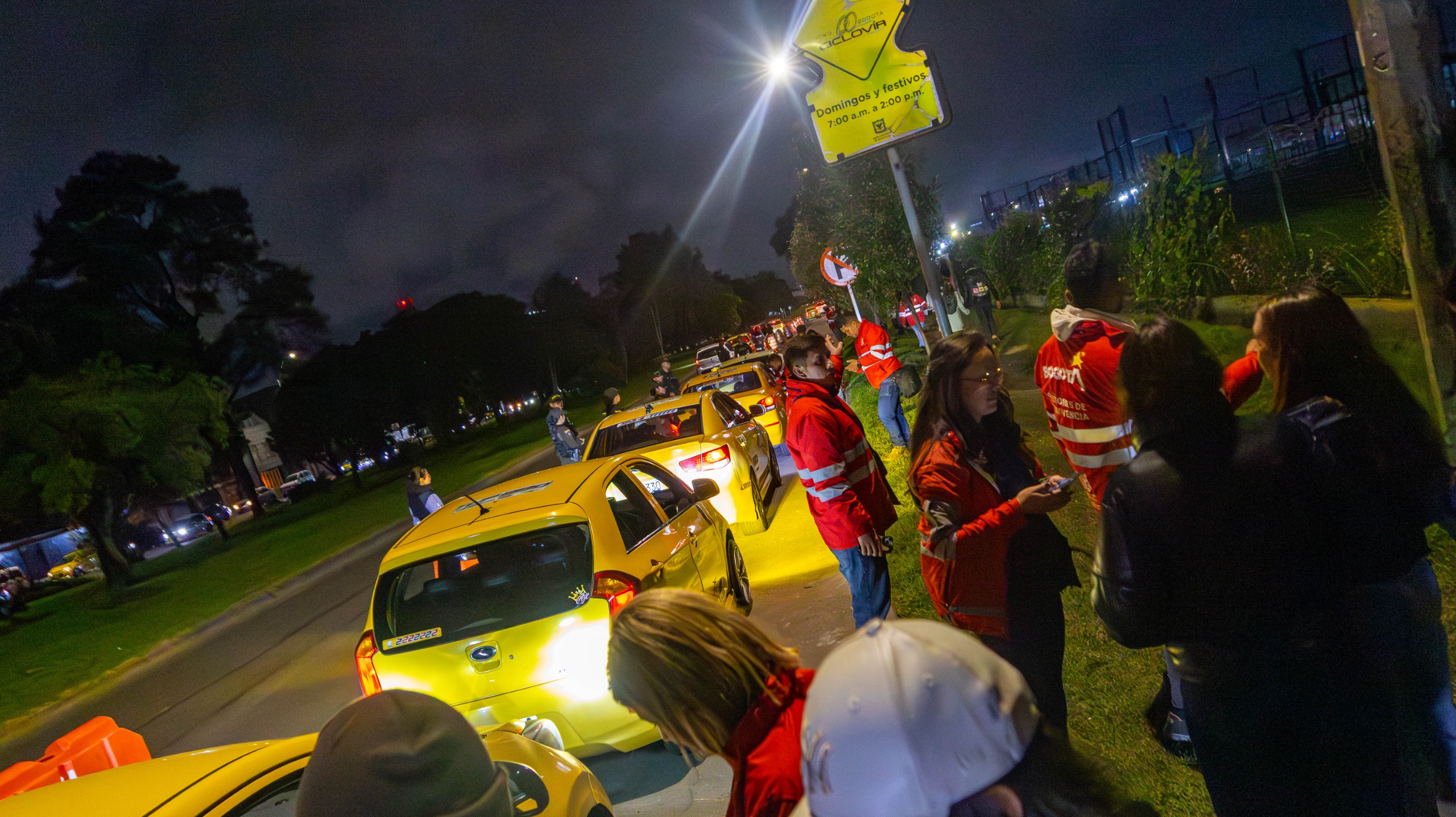 Gestores de Convivencia durante la salida del FEP.