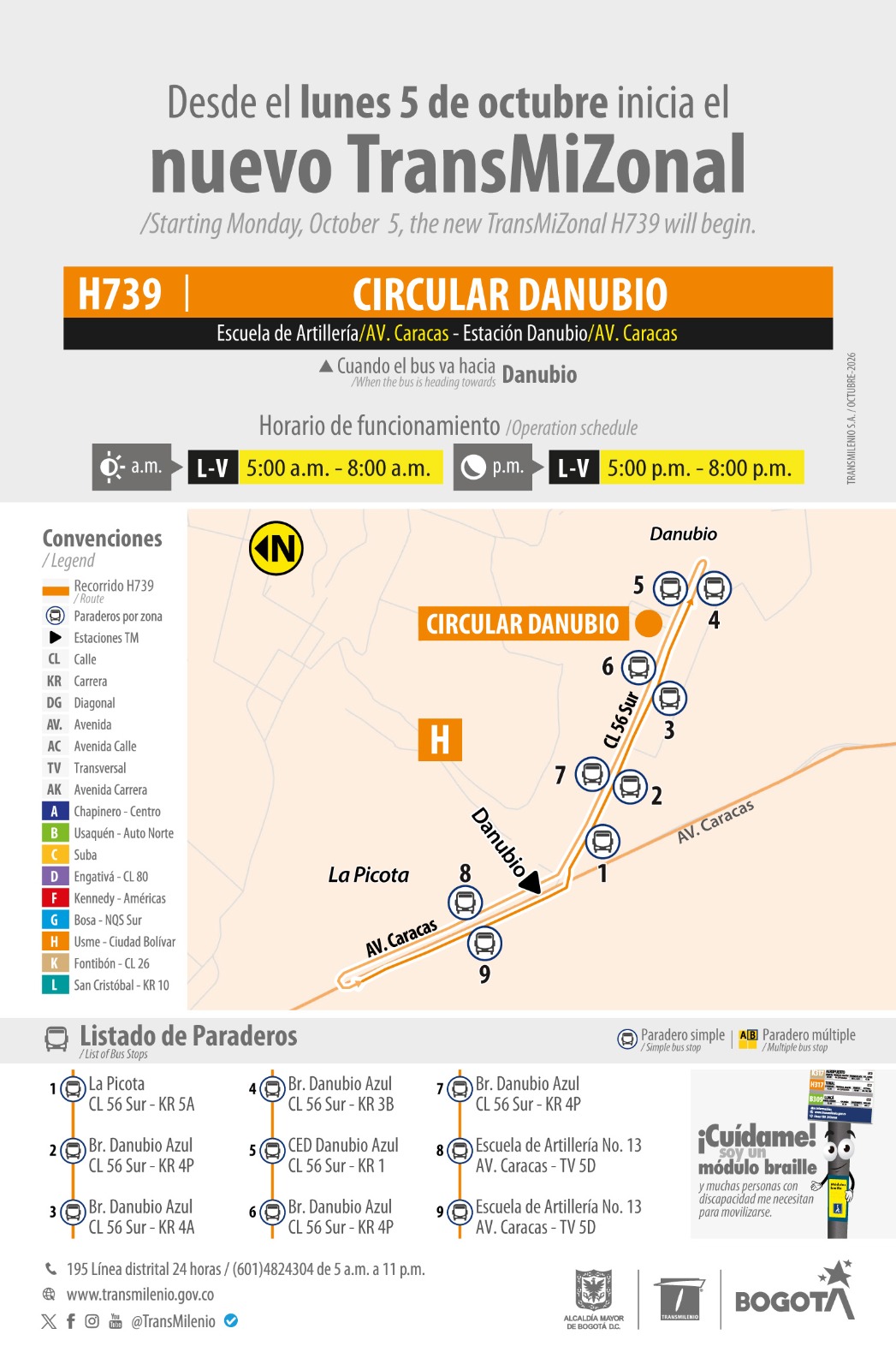 Dos nuevas rutas TransMiZonal conectan barrios Bogotá con TransMilenio