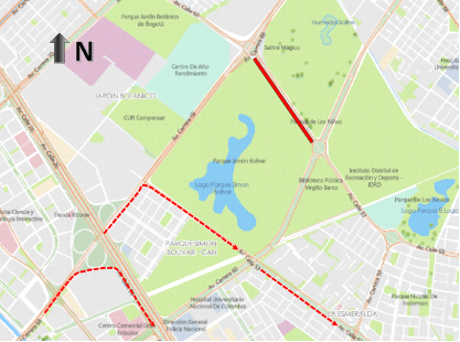 Cierres y desvíos por Festival Vallenato al Parque 2026 en Bogotá