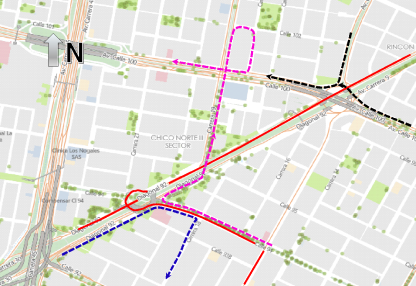 Cierres y desvíos Bogotá por la a carrera Adidas Splits 14K 2026