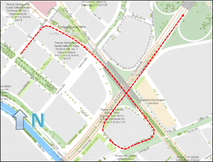Cierres y desvíos por la Carrera Enel X Night Race 10K en Bogotá 