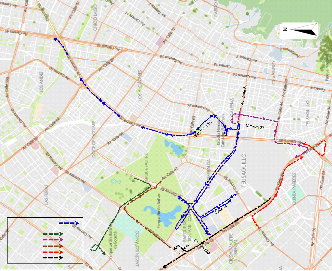 Conoce los cierres viales y desvíos por la Carrera de la Mujer en Bogotá 2025