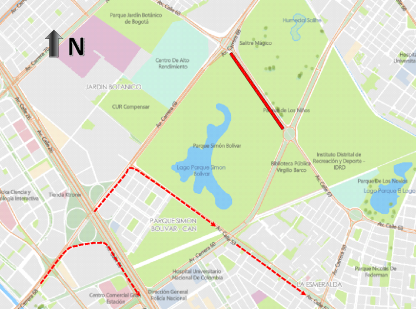 Cierres y desvíos Bogotá por el Festival Popular al Parque 2026