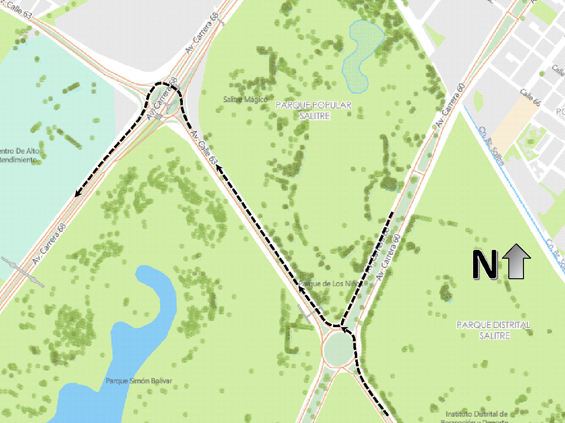 Cierres y desvíos XI Carrera Verde Bogotá 12 de abril de 2026