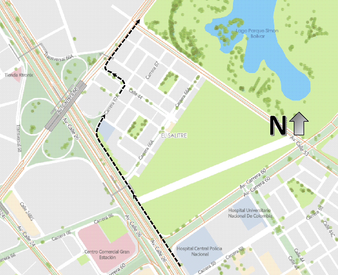 Cierres y desvíos XI Carrera Verde Bogotá 12 de abril de 2026