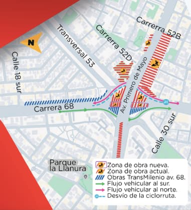 Obras Metro de Bogotá inicia construcción nave central Estación 7 mapa 1