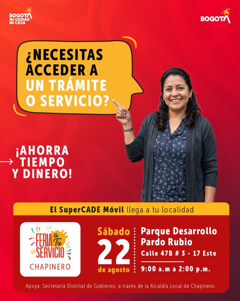 SuperCADE Móvil llega con su portafolio de servicios a Chapinero