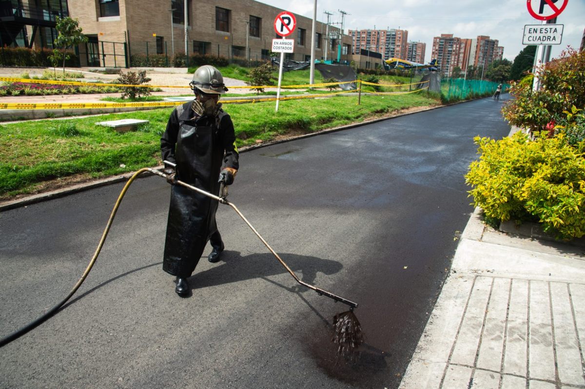 Finalizaron tiempo récord obras de mejoramiento vial Usaquén Bogotá