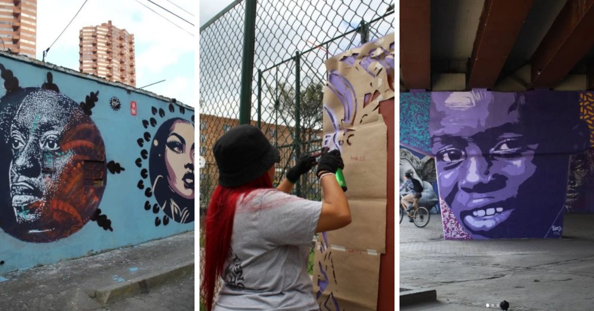 Conoce algunas de las intervenciones de Vanessa Sánchez en diferentes lugares de Bogotá