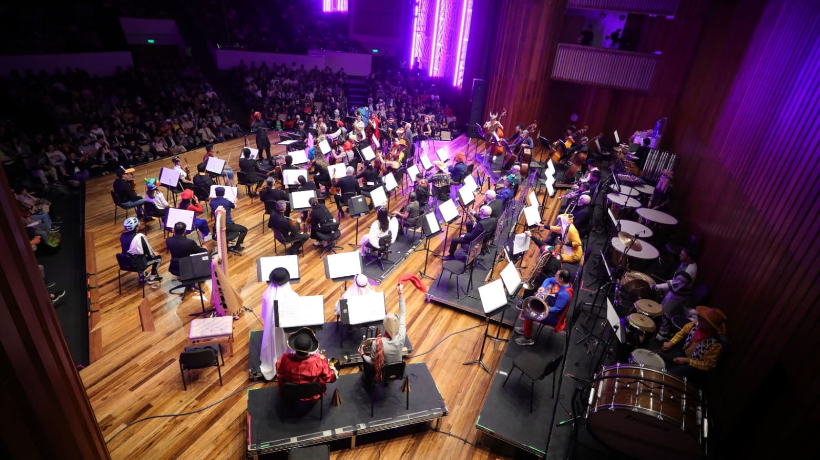 Filarmónica de Bogotá en el León de Greiff UNAL. Crédito: Kike Barona