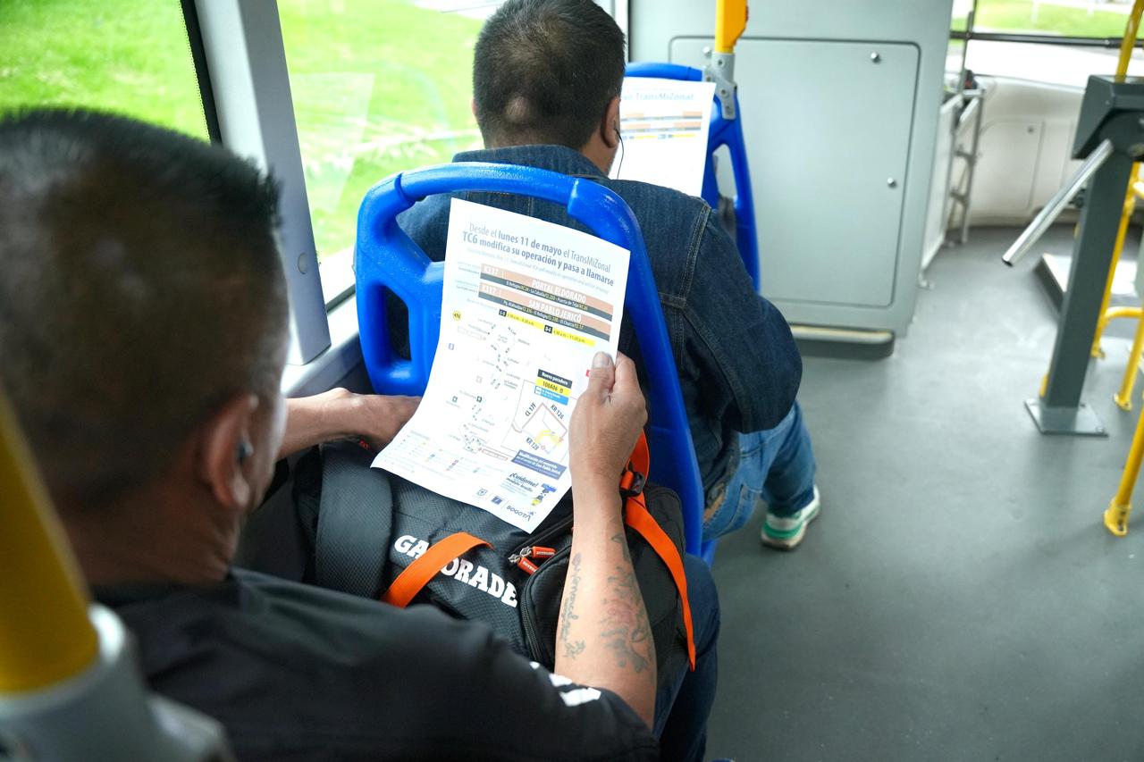 Nueva ruta alimentadora hacia el Portal Eldorado Fontibón Bogotá