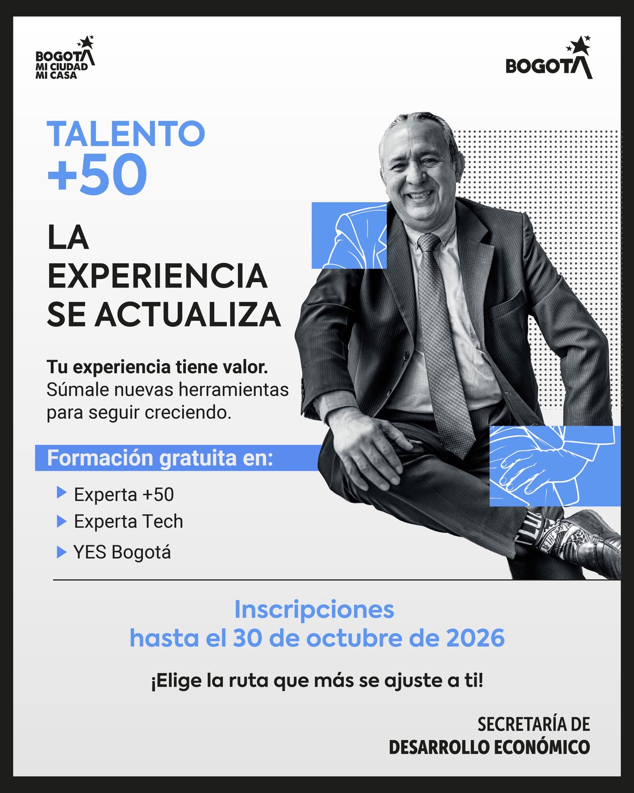 Pieza publicitaria de la oferta 