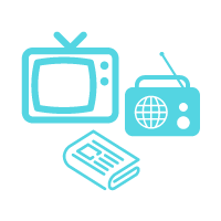 servicios postales, de mensajería, radio, televisión, prensa y distribución de los medios de comunicación.