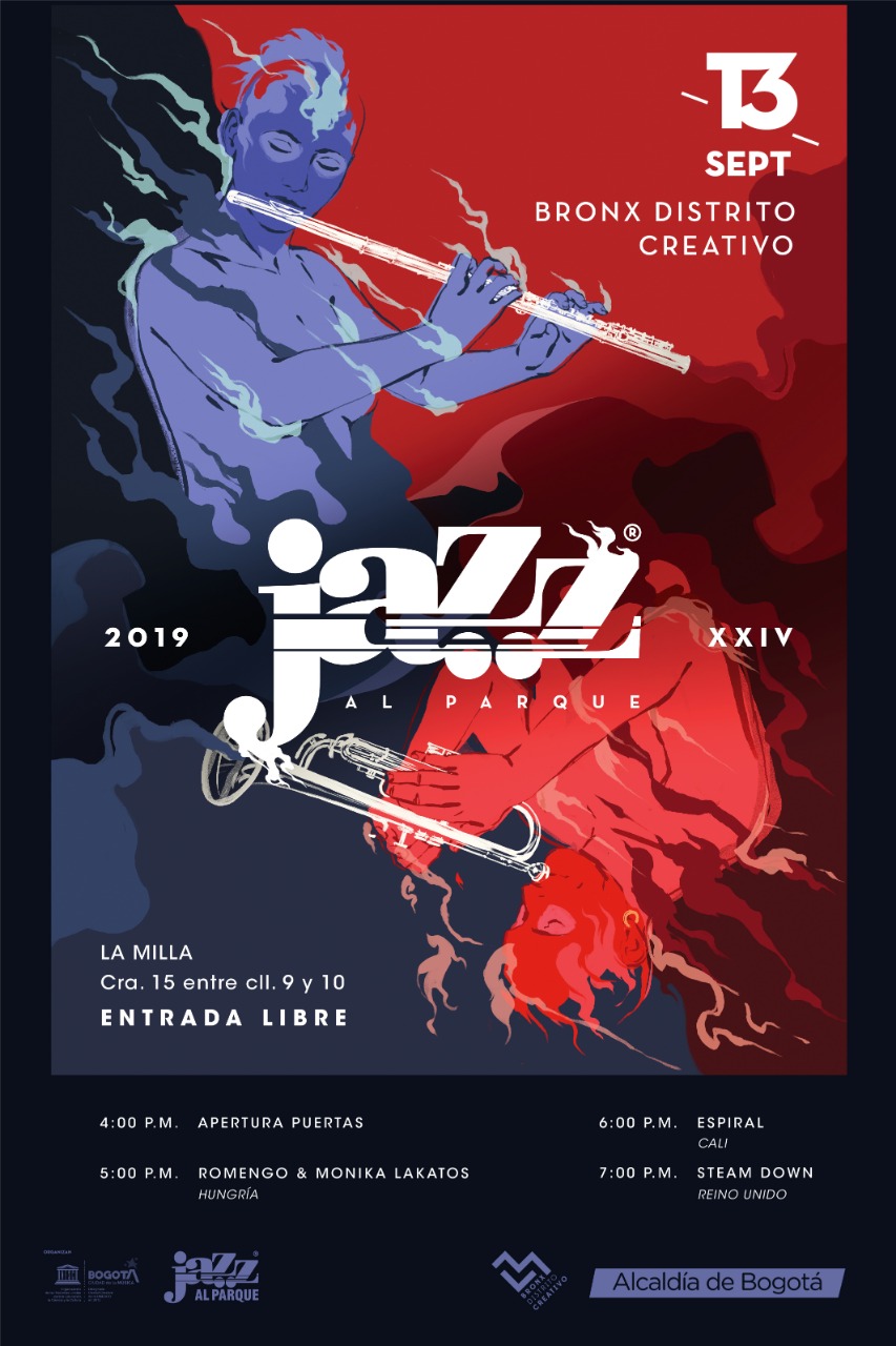 Afiche de Jazz al Parque 2019