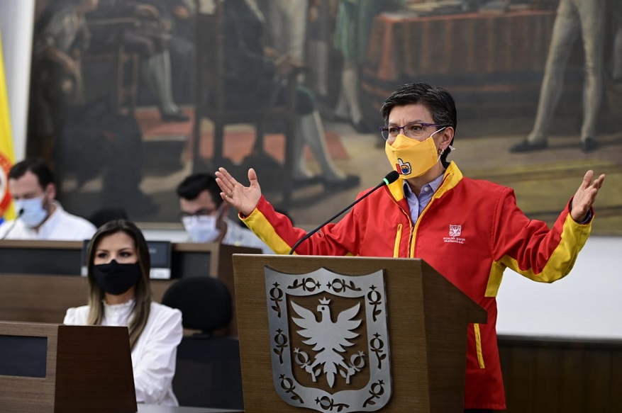 Alcaldesa pide verdad, justicia y reforma, para reconstruir confianza - Foto: Comunicaciones Alcaldía Bogotá