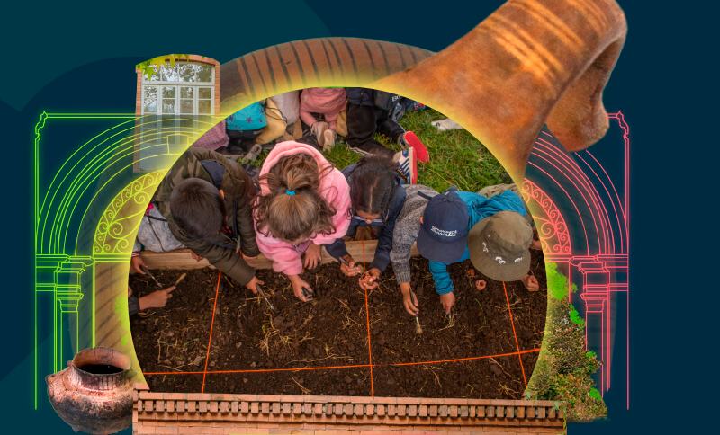 Taller de arqueología comunitaria para niños