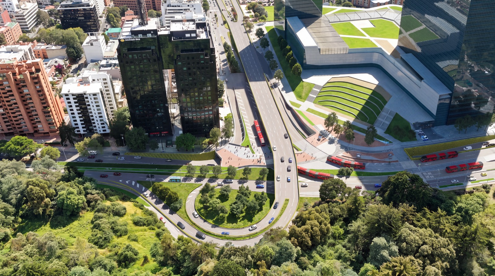 Así será el nuevo puente calle 100 con carrera Séptima en Bogotá 