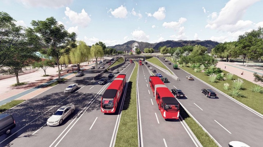 Así sera la troncal de la Avenida 68 - Foto: Comunicaciones IDU