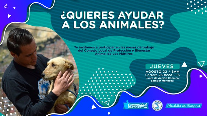 Mesas de acción por los animales de las localidades de Bogotá
