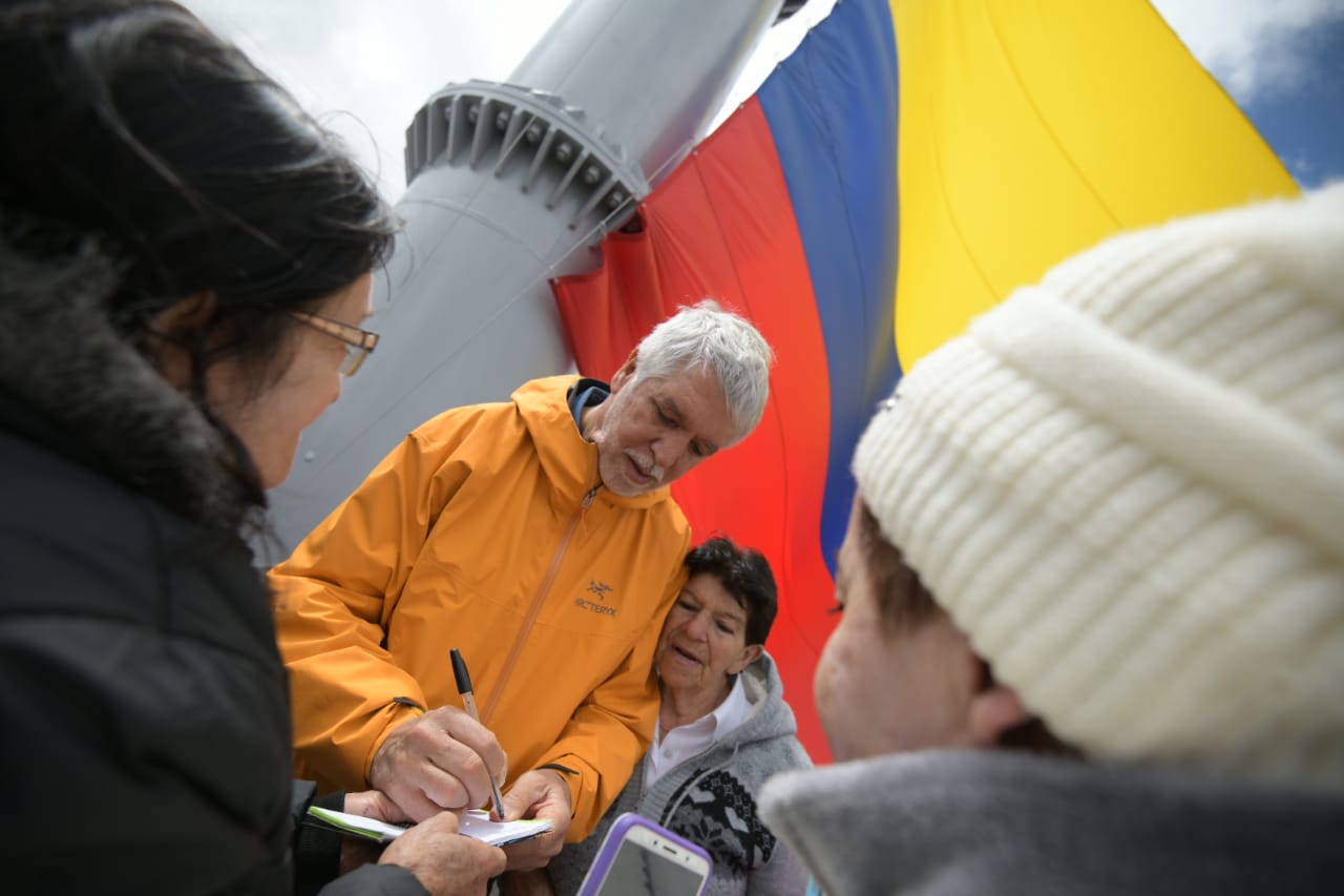 Ciudad Bolívar tiene la bandera más grande de Colombia