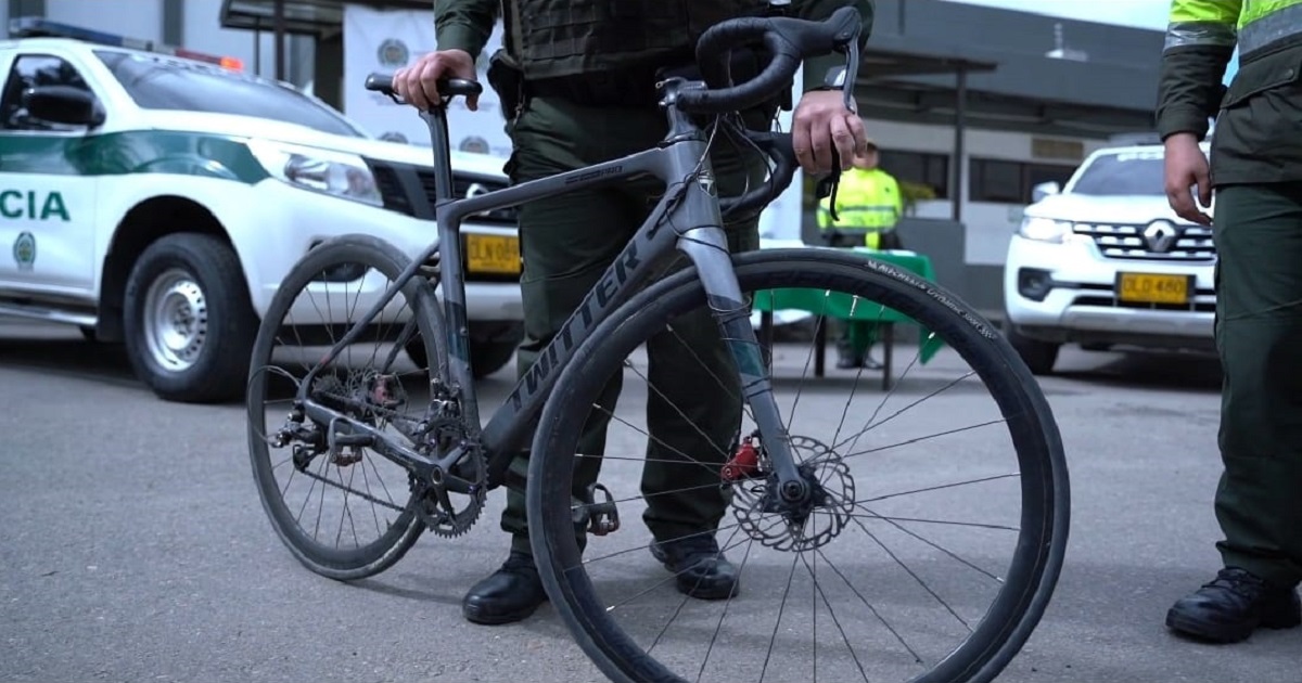 Bicicleta recuperada: FOTO: Prensa Secretaría de Seguridad