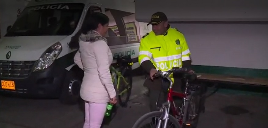 Recuperan bicicleta de mujer víctima de hurto en Suba