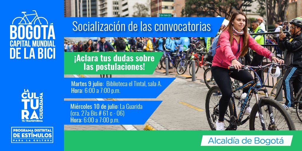 Bgotá Capital Mundial de la Bici socializa su programa 