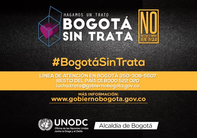Campaña Bogotá sin trata de personas