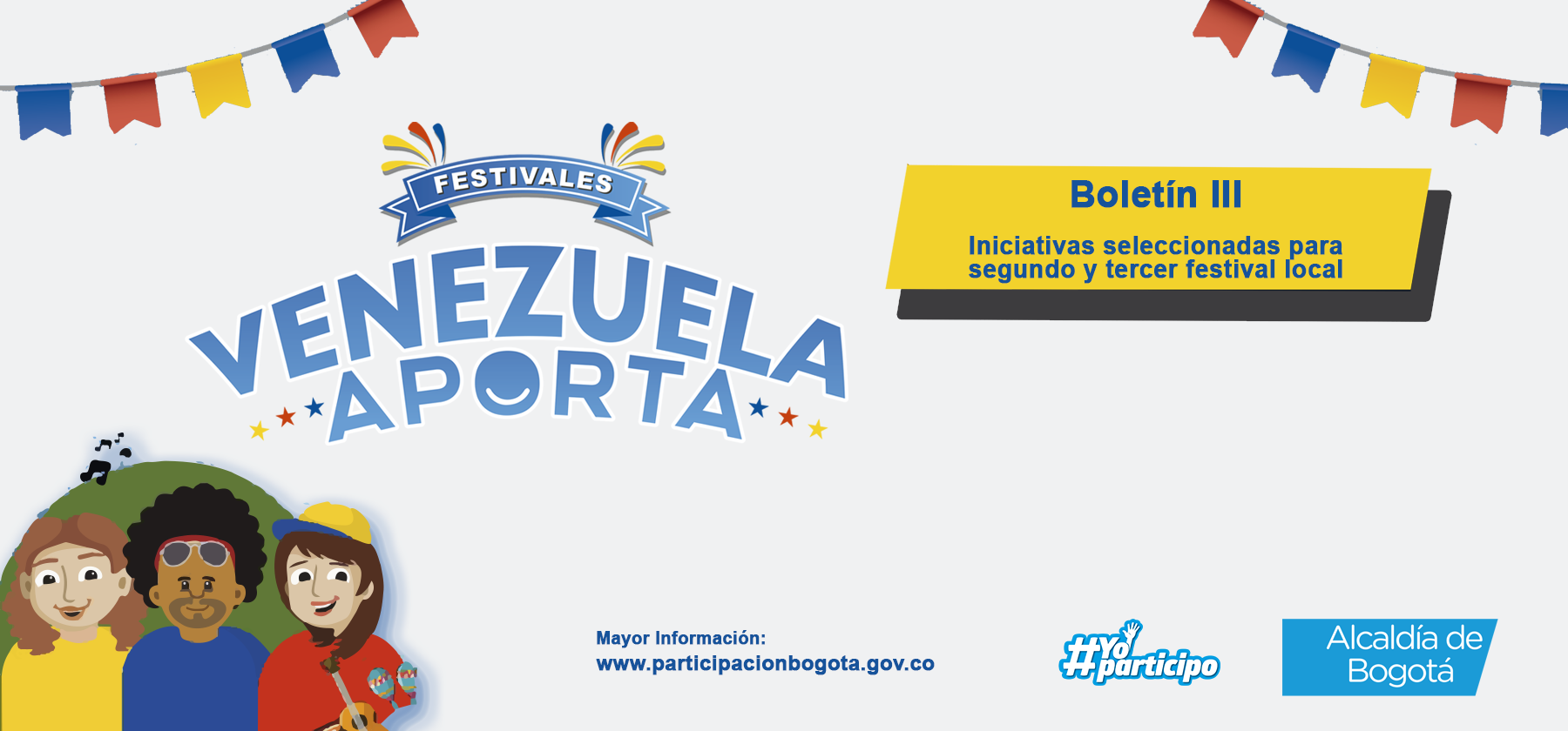 Afiche sobre el festival local venezuela Aporta