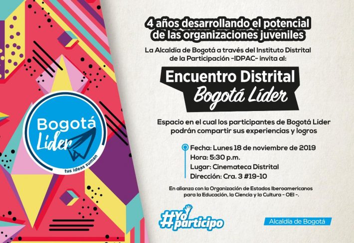 Invitación Encuentro Bogotá Líder