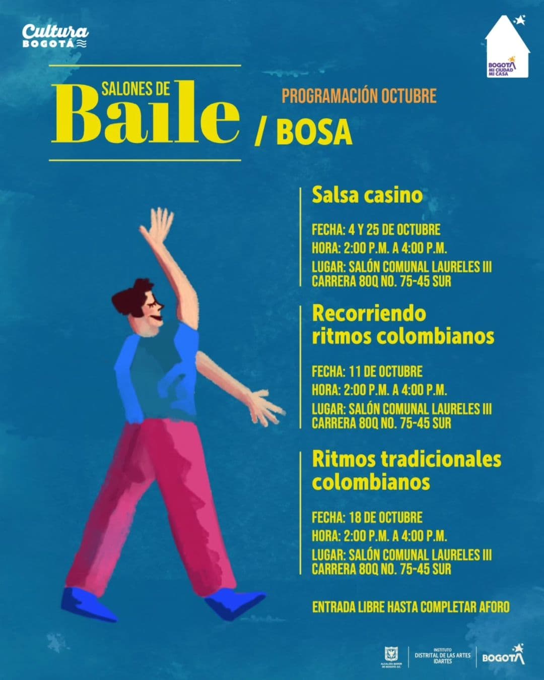 Salones de baile en Bogotá 