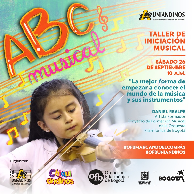 Taller abc de la Orquesta Filarmonica de Bogotá y Uniandes