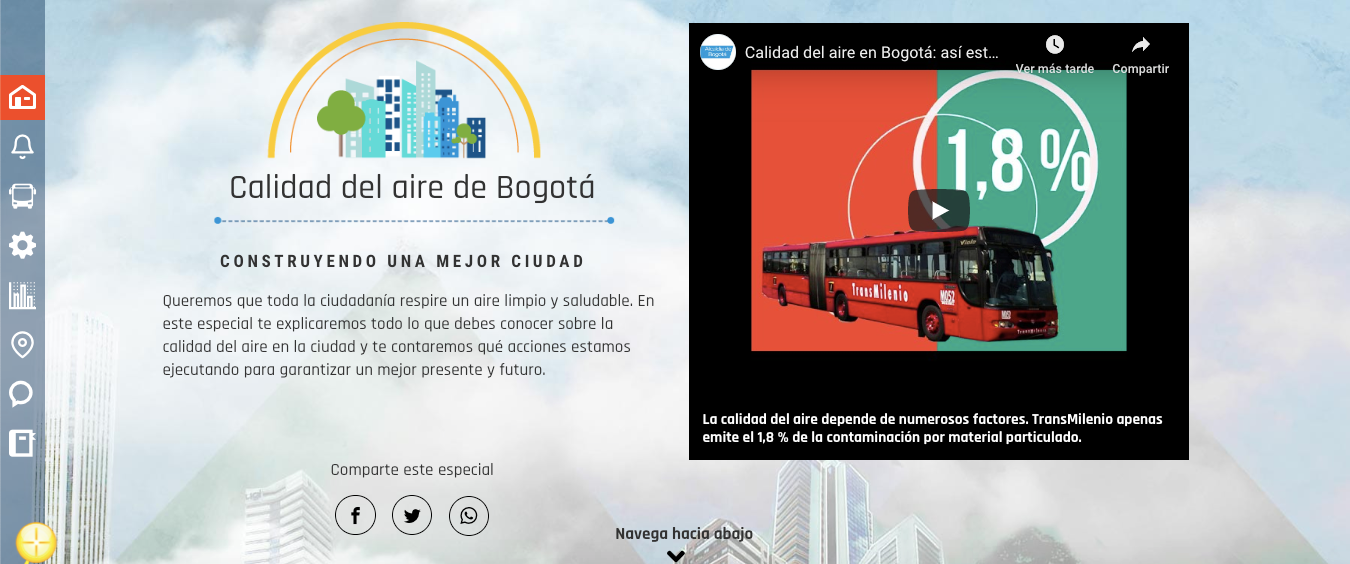 Calidad del aire en Bogotá
