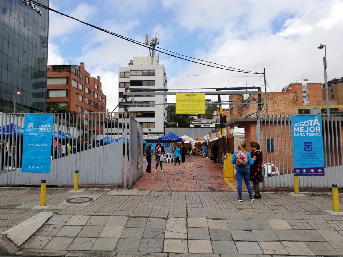 Imagen de la calle 82 con 11 en Bogotá