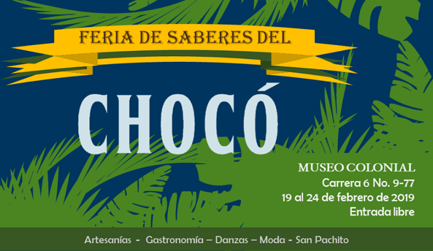 Poster de la Feria de Saberes del Chocó