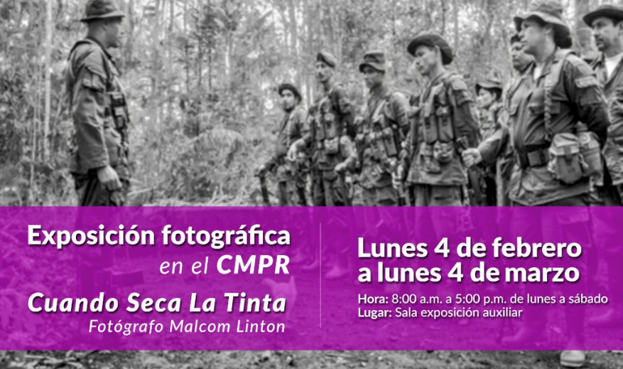 Poster de la exposición oficial del Centro de Memoria, Paz y Reconciliación 